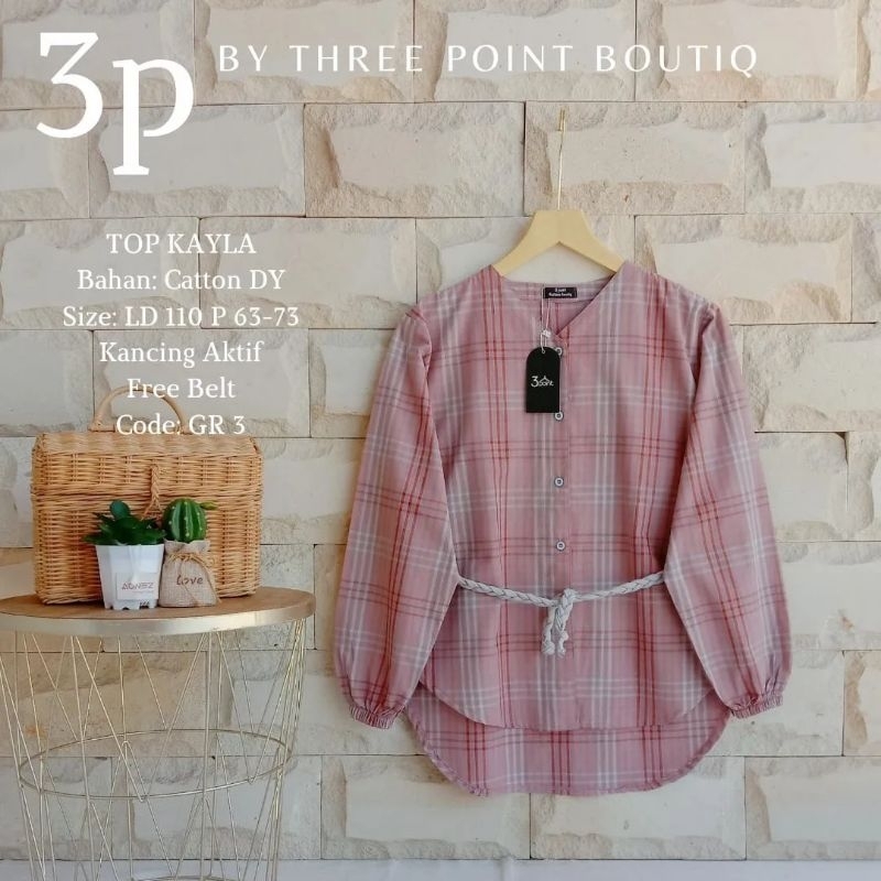Top Kayla | Atasan Kayla By 3 Point