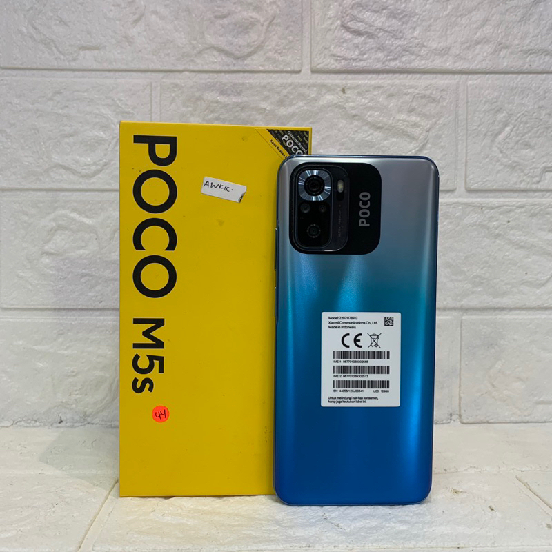 Xiaomi Poco m5s 6/128Gb Fullset second Resmi