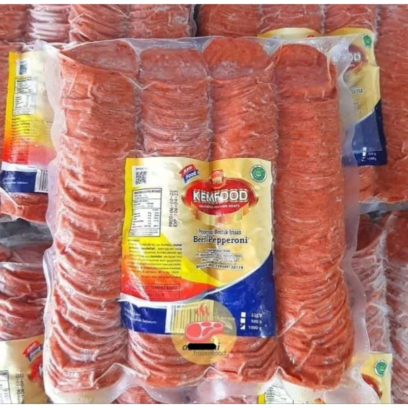KEMFOOD BEEF PEPPERONI 1KG