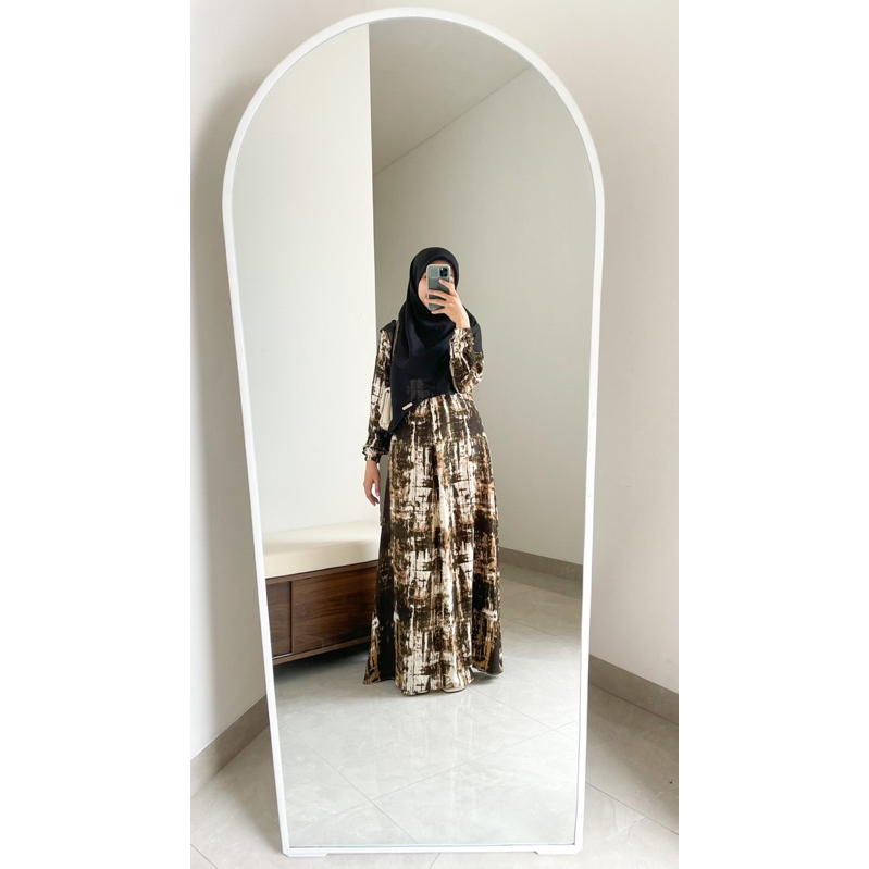 WOODY DRESS BY HAWACORNER DRESS RAYON MOTIF