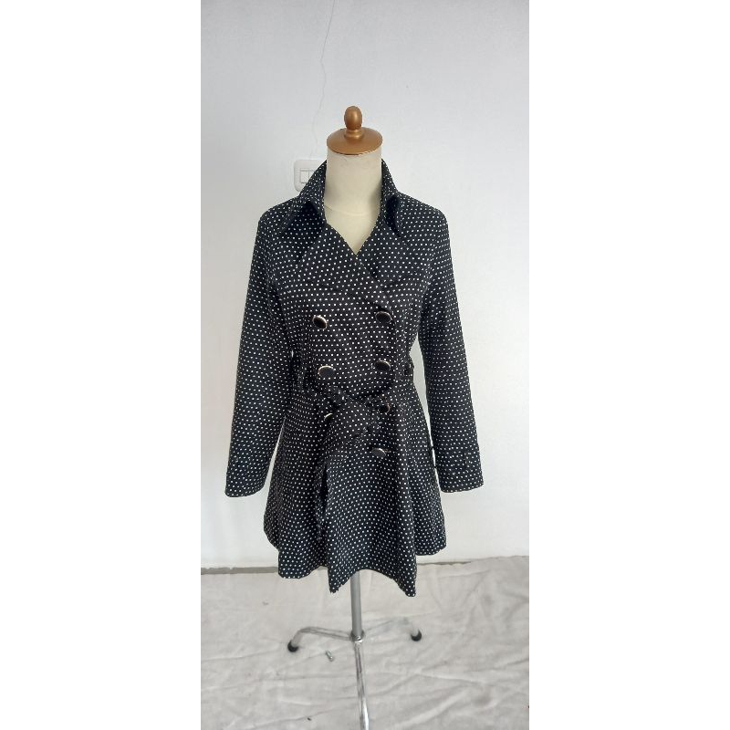 Polka Cotton Coat by Cecil Mcbee