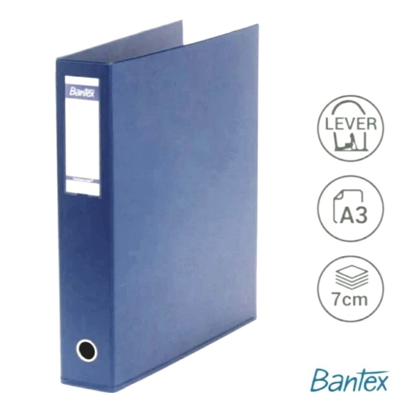 

Ordner BANTEX A3 70mm Potrait 1467-01 Biru