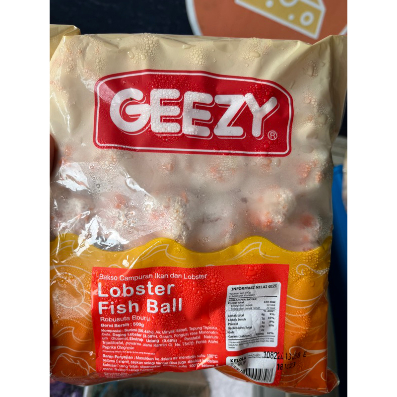 

Geezy Lobster Fish Ball 500Gr