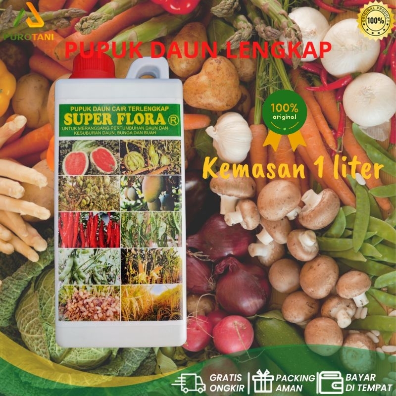 Pupuk Daun Cair Lengkap Super Flora