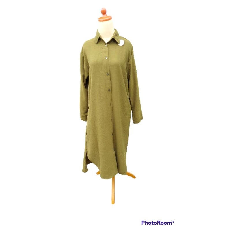 Long tunik crinkle