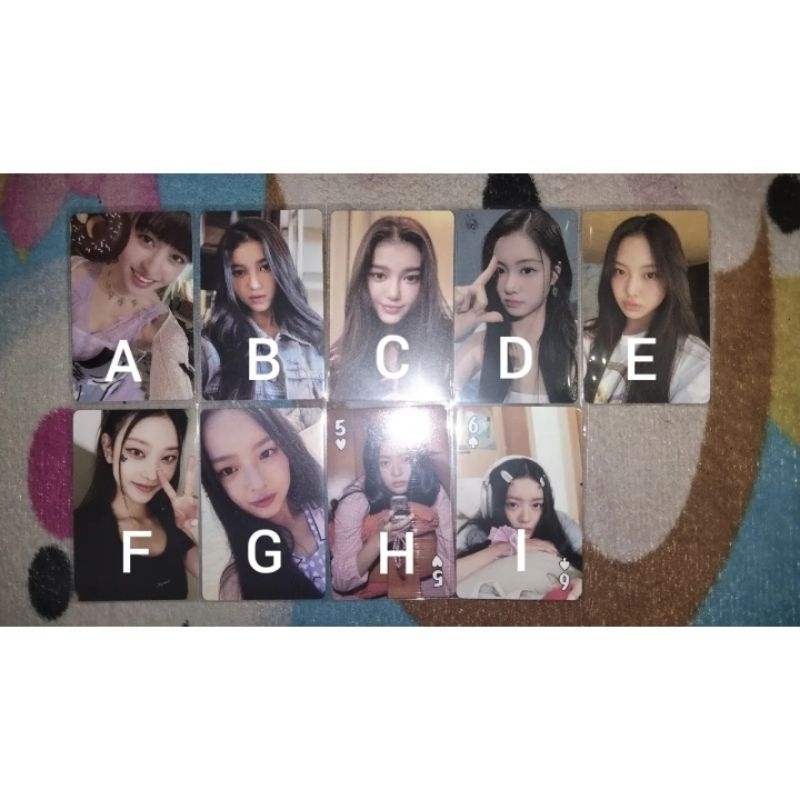 Photocard NewJeans, Le Sserafim, NMIXX (Lily, Danielle, Garam, Hyein, Haerin, Hanni, Chaewon)