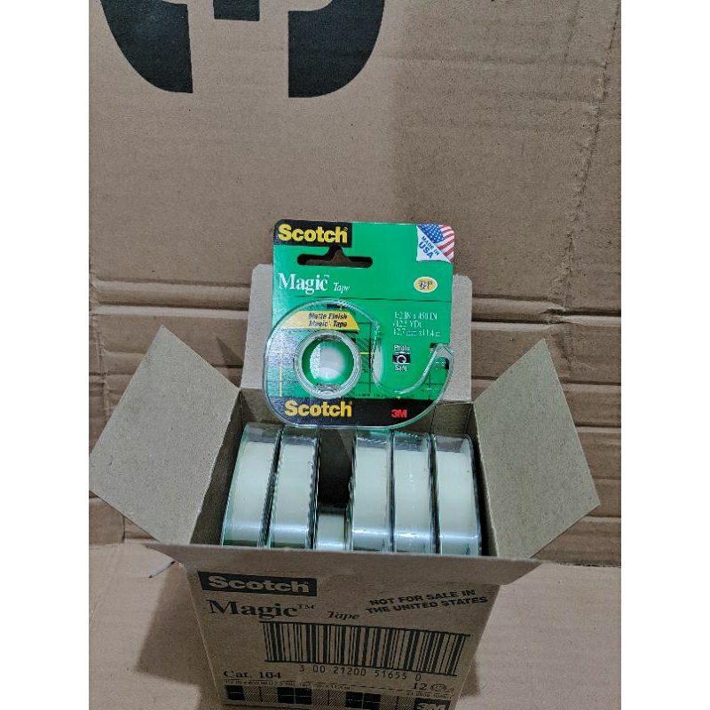 

3M Scotch - Magic Tape Dispenser 810 / 1/2 In x 12,5 Yards ( Import )