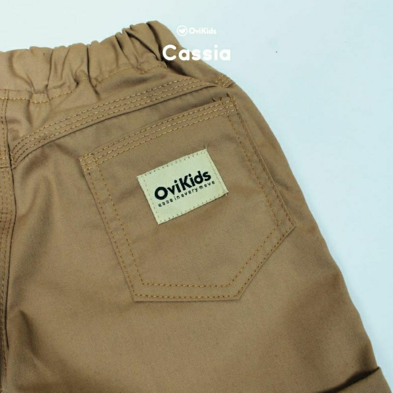 OVIKIDS-CHINOTONE-CASSIA | Celana Pendek Anak Perempuan Laki-Laki Pria Unisex (1-6/7 Tahun)