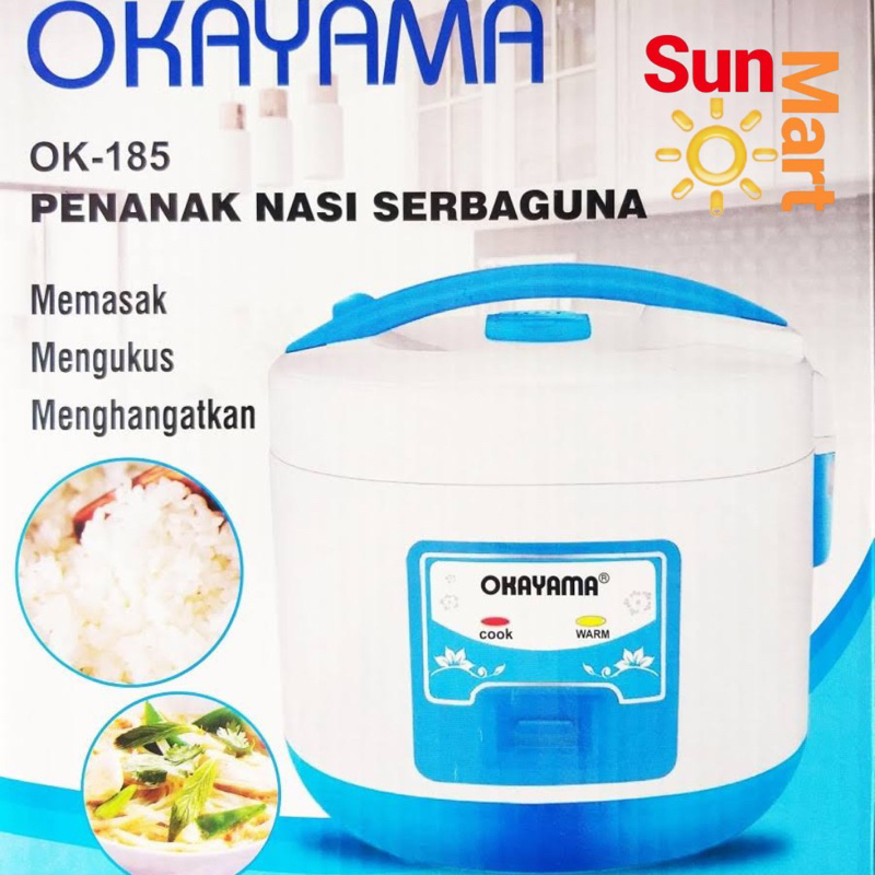 Magic Com Okayama 1.8 Liter / Penanak Nasi 1 Liter Murah Awet