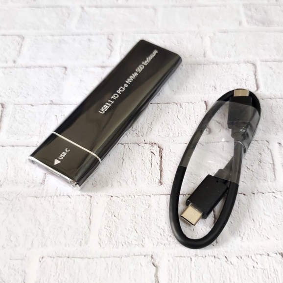 SKU-1283 CASING SSD M2 NVME USB TYPE C 3.1 M.2 HIGH SPEED ENCLOSURE