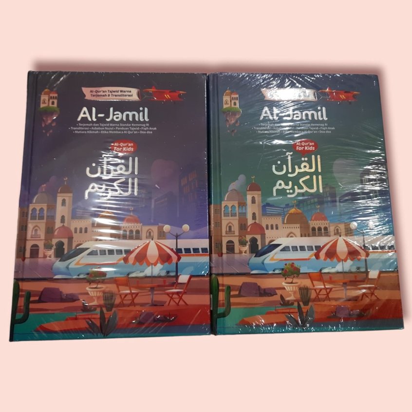 Kitab Mushaf Quran Alquran Al Jamil For Kids Tajwid Warna Latin Dan Terjemahan A5 murah di Makassar