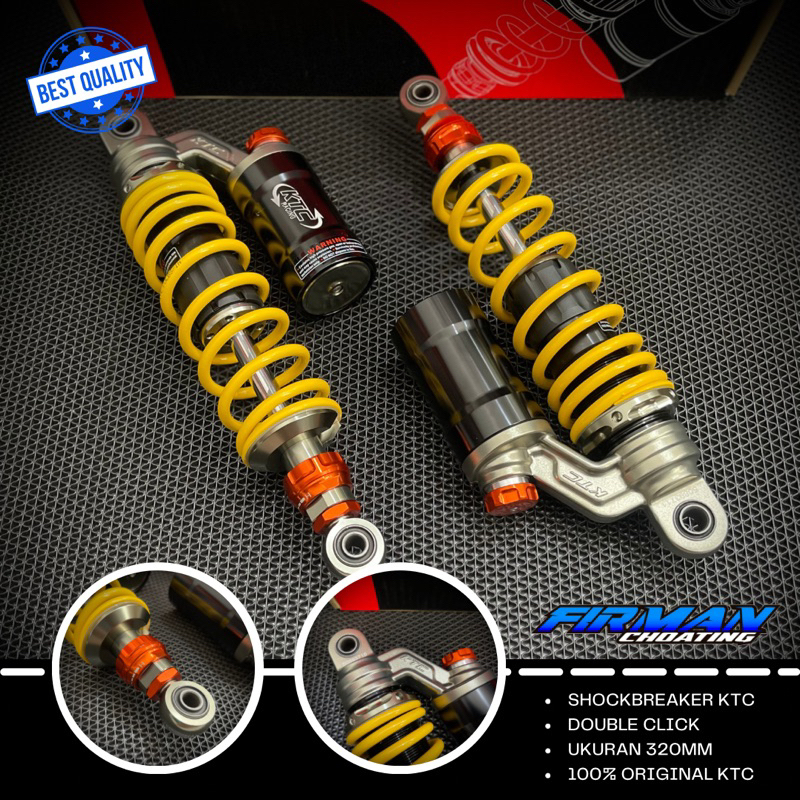 Shock shockbreaker ktc extreme kuning double klik 320mm original