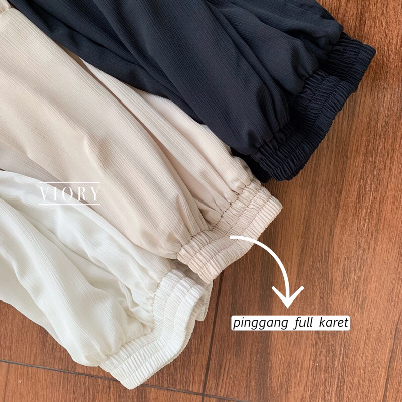 RUFFLE CRINKLE SKIRT (Rok Panjang 90cm dan 95cm/ Pinggang super melar)