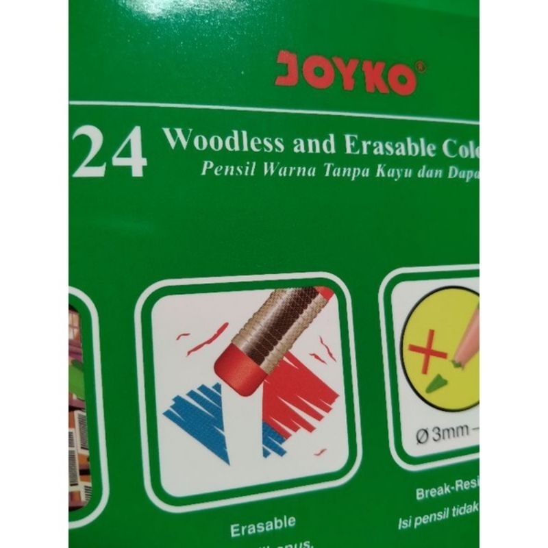 

Joyko Pensil Warna Panjang 24 Bisa Di Hapus