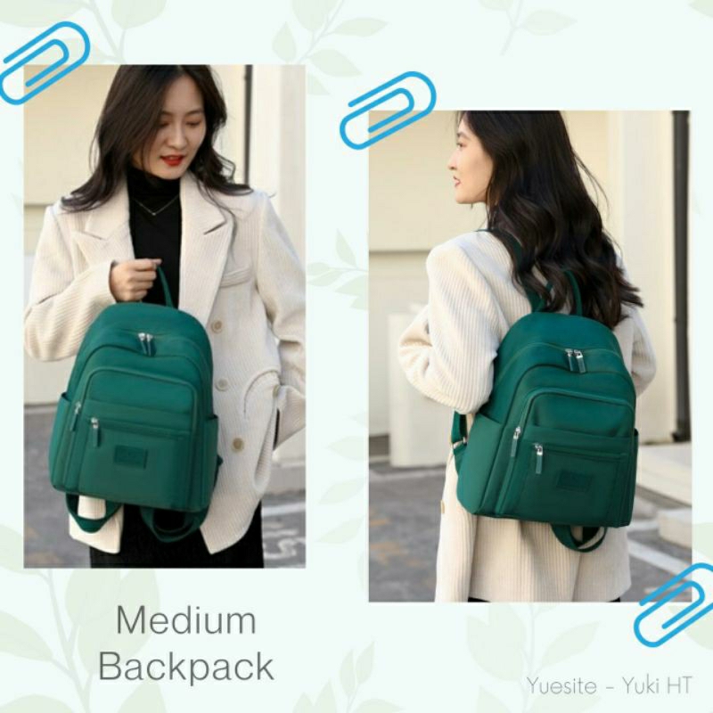 TAS RANSEL WANITA YUESITE YUKI HT IMPORT MEDIUM BACKPACK