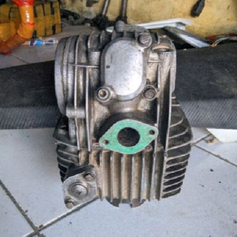 BLOK HEAD DAN BLOK SEHER/BORING KARISMA / SUPRA X 125 ASLI ORIGINAL (COPOTAN)