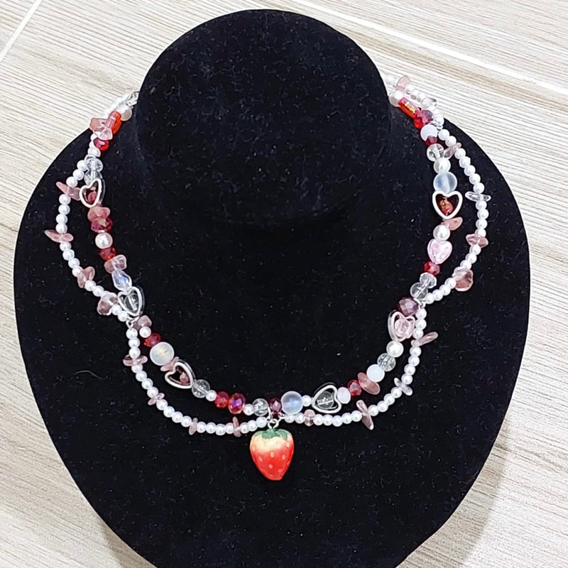 STRAWBERRY SHORTCAKE NECKLACE