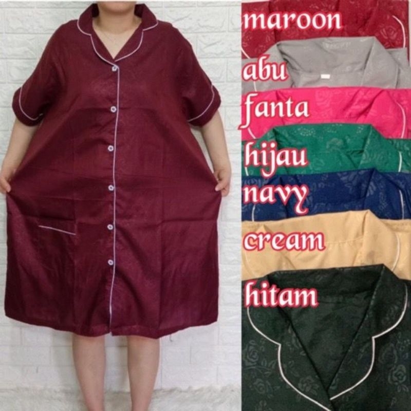 Daster Satin Embos Jumbo