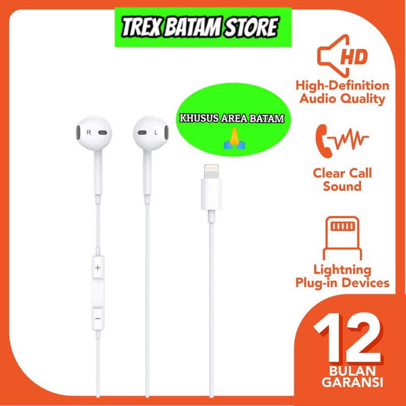 OLIKE E12 HEADSET IPHONE LIGHTNING (BATAM)