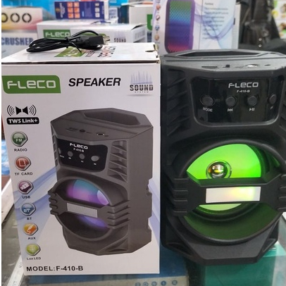 SPEAKER BLUETOOTH FLECO F-410B BT/FM SPEAKER PORTABLE RECHARGEABLE