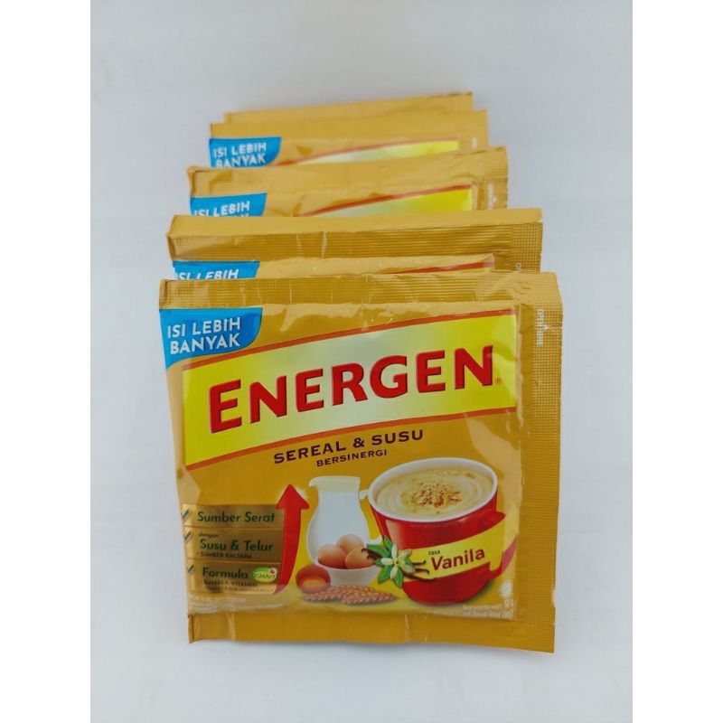 

Energen Vanila/Minuman sereal/10sachet/Susu Vanilla