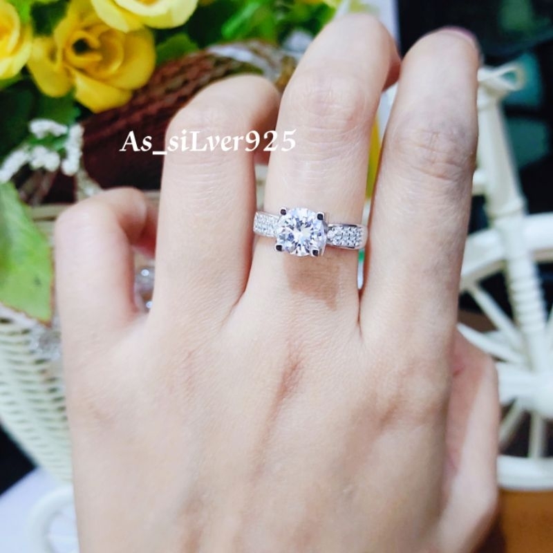 CINCIN PERAK MATA AD ANEKA VARIASI MODEL ASLI SILVER 925 LAPIS MAS PUTIH_RING FASHION WANITA IMPORT