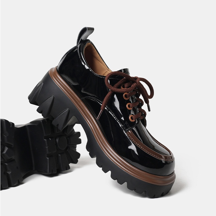 FD Sepatu Wanita Import Docmart Shoes Sepatu Oxford Boots Cewek Korean Style KI-056