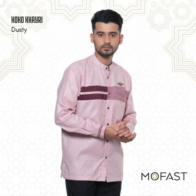 Koko Khayri | Nazril Warna Dusty Pink