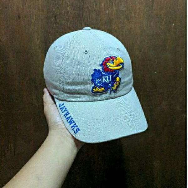 topi second brand original Russell athletic jayhawks