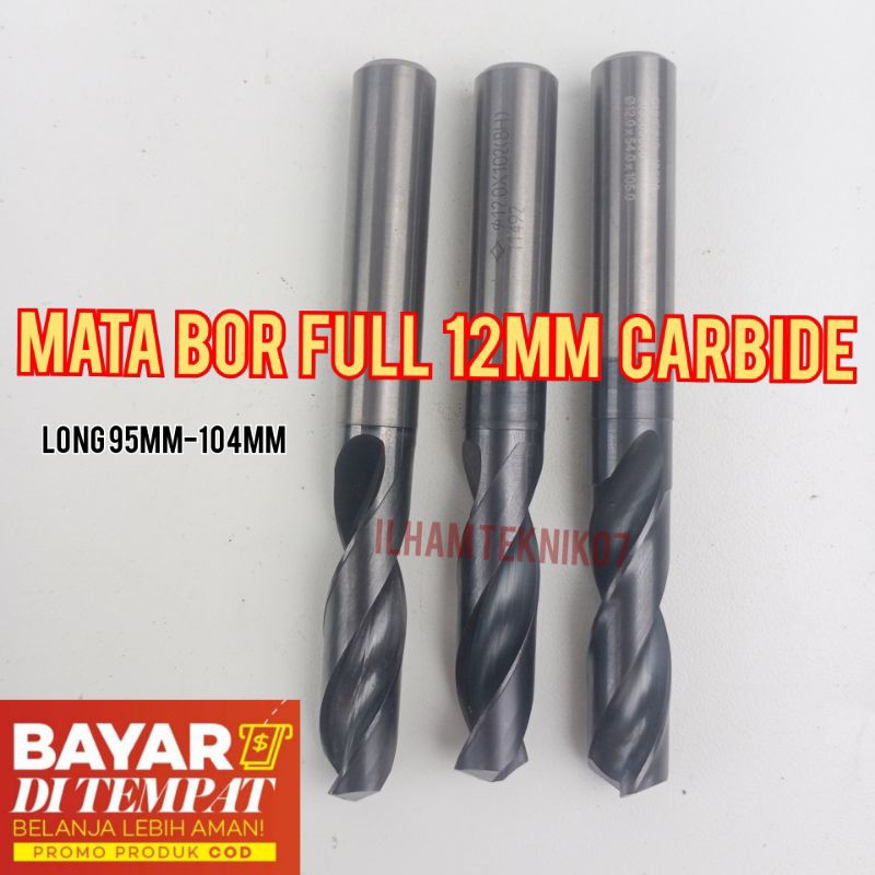 mata bor baja bor Carbide 12mm mata bor keras Mata bor HSS drill Carbide drill baja