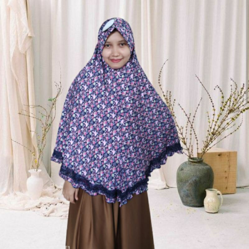 PROMO CUCI GUDANG JB L 100 RENDA RPL REMPEL MOTIF JILBAB JUMBO BERGO SYAR'I MOTIF ORI JAMILAH JERSEY