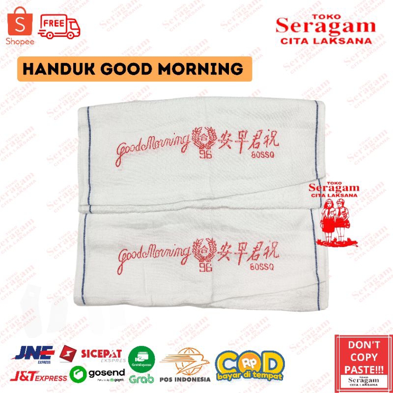 HANDUK GOOD MORNING / HANDUK OLAHRAGA / HANDUK SERBAGUNA / HANDUK PASKIBRA