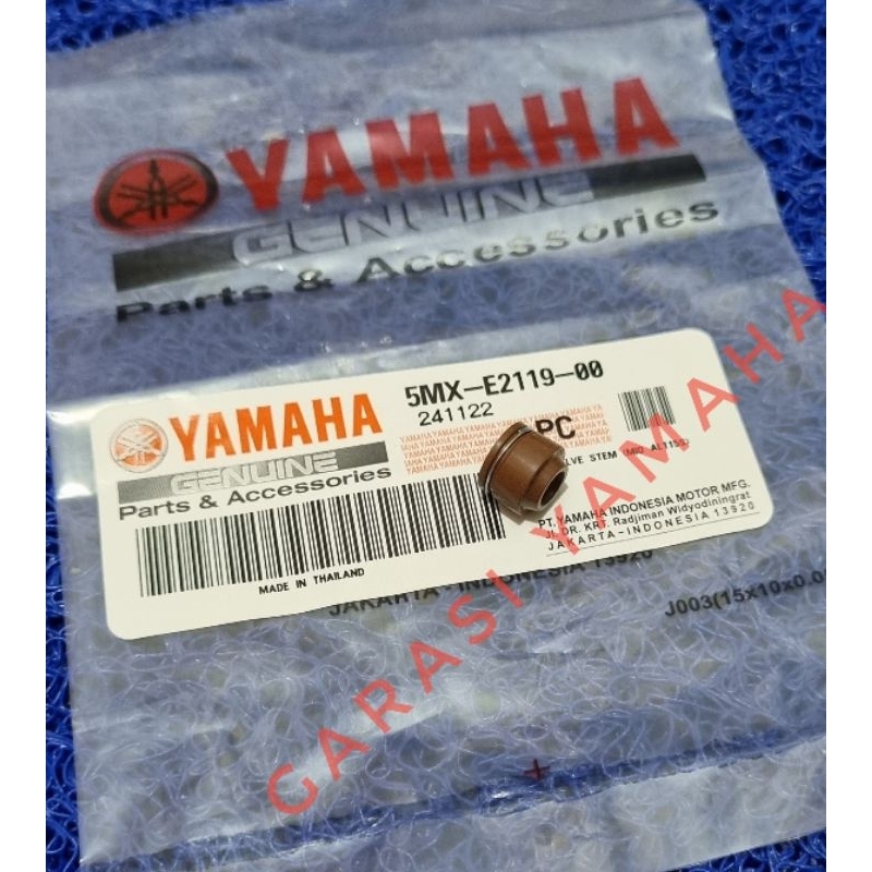 Sil klep mio nouvo soul xeon karbu original yamaha seal klep nouvo seal valve stem mio