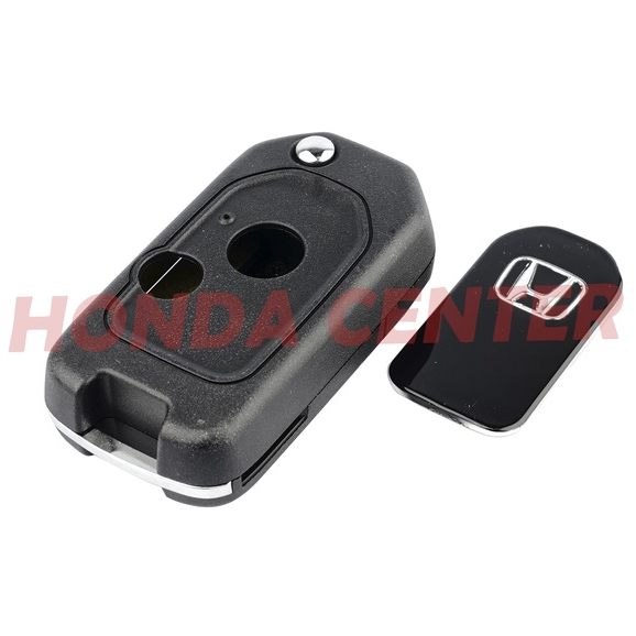 rumah casing case kunci lipat flip key mobil honda 2 tombol pengganti kunci untuk mobil honda jazz city civic crv brio mobilio freed