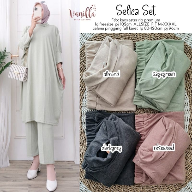 REALPICT SETELAN BIG JUMBO KAOS CELANA RIB PREMIUM ORIGINAL VNL