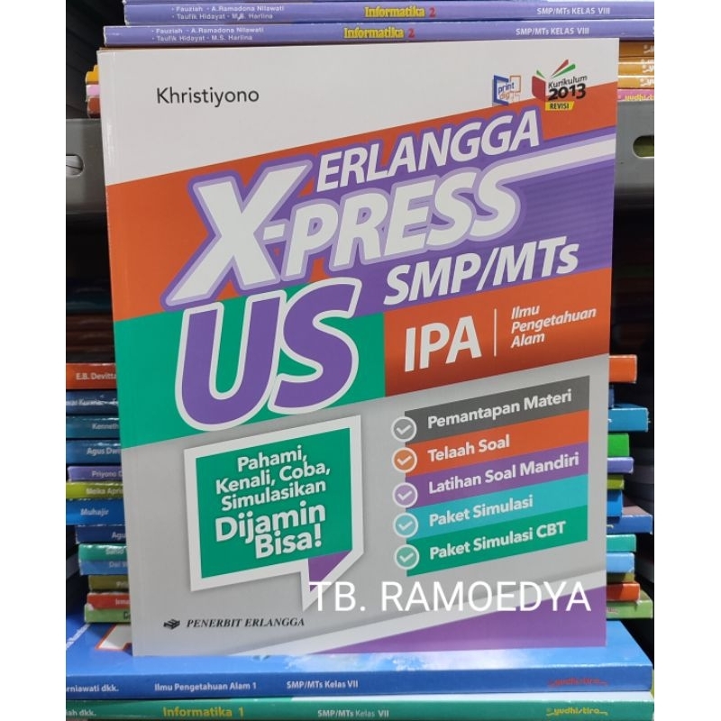 Buku Express US IPA SMP/MTs kelas IX Erlangga