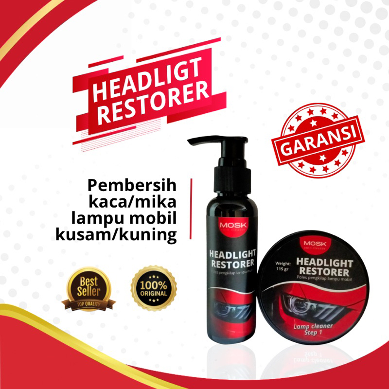 Mosk-Pengkilap Lampu Headligh Restorer Headlamp Mobil Foglamp Menguning Buram