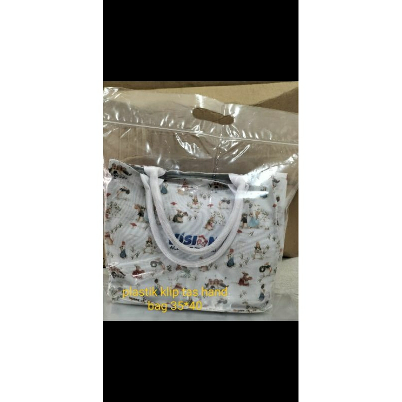 plastik laundry tas/hand bag 35x40