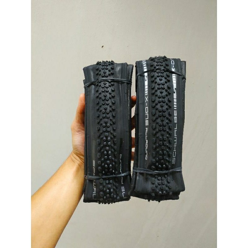 Ban luar Schwalbe X-One allround hitam 700x33c 700c 33c Cyclocross not G-One maxxis wtb