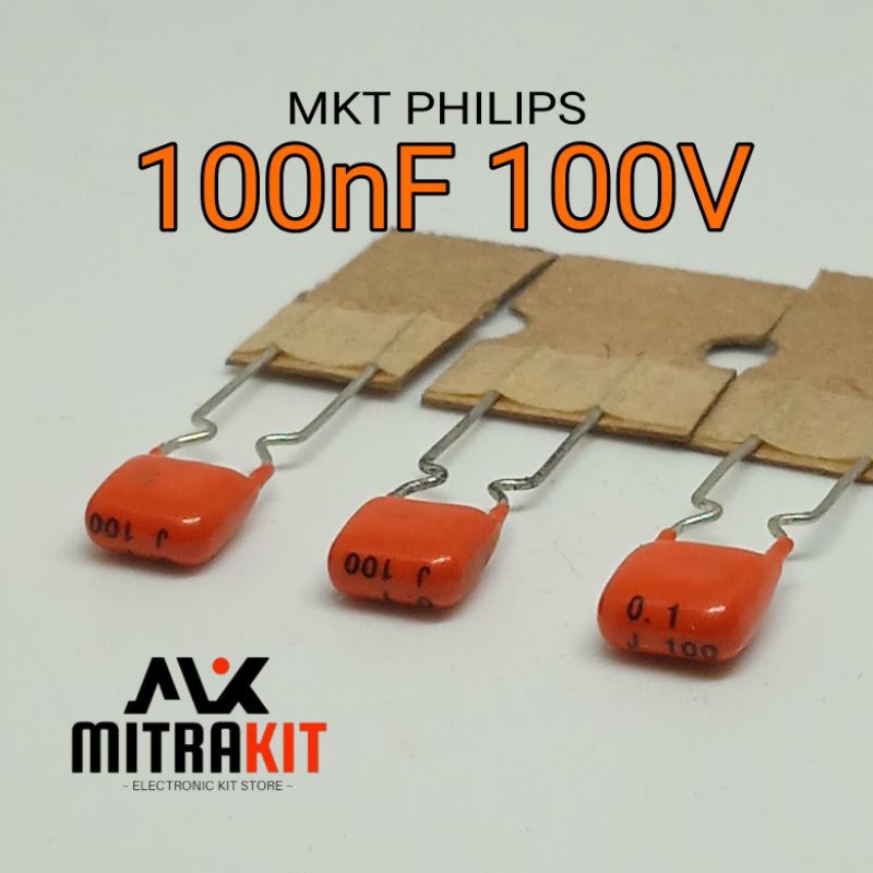 MKT Philips 100nF 100V  0.1 100V