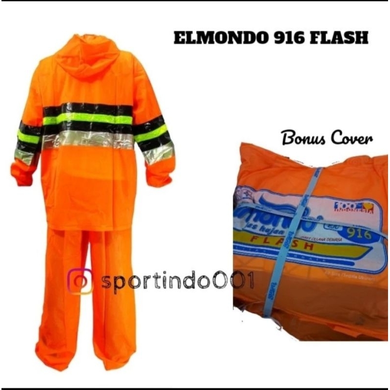 Mantel / Jas Hujan Elmondo 916 SETELAN Baju Celana Dewasa