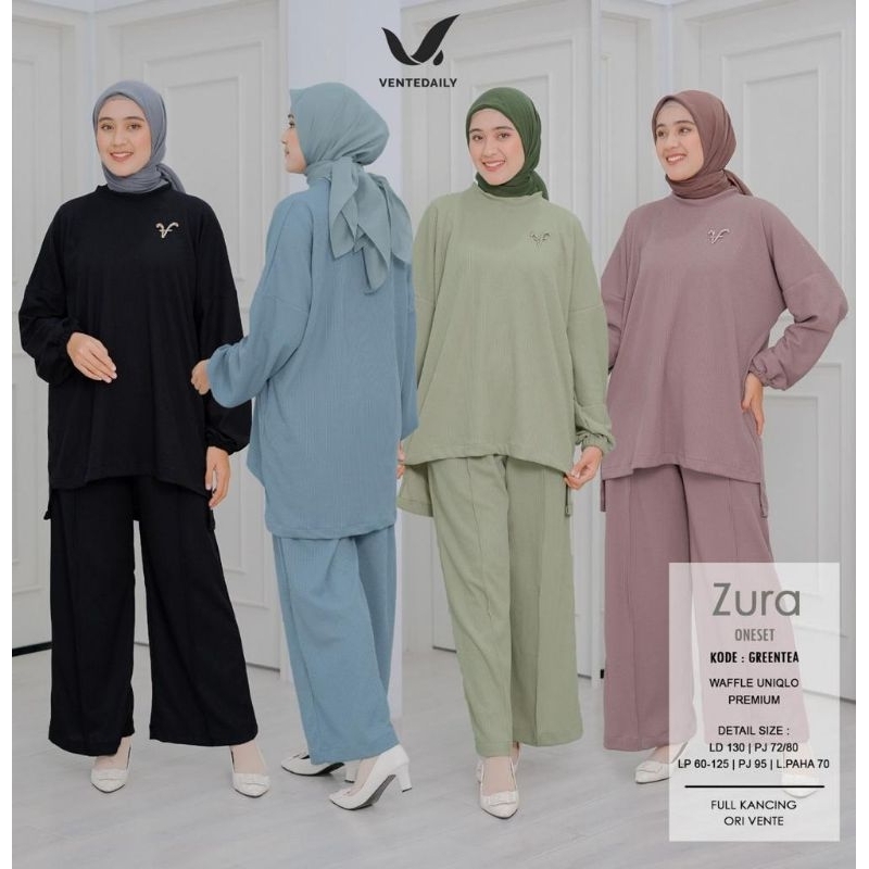 One Set Kaos LD 130 XXXL Zura Oneset Ori Vente Setelan Wanita Polos Pajamas Super Jumbo Setcel Daily