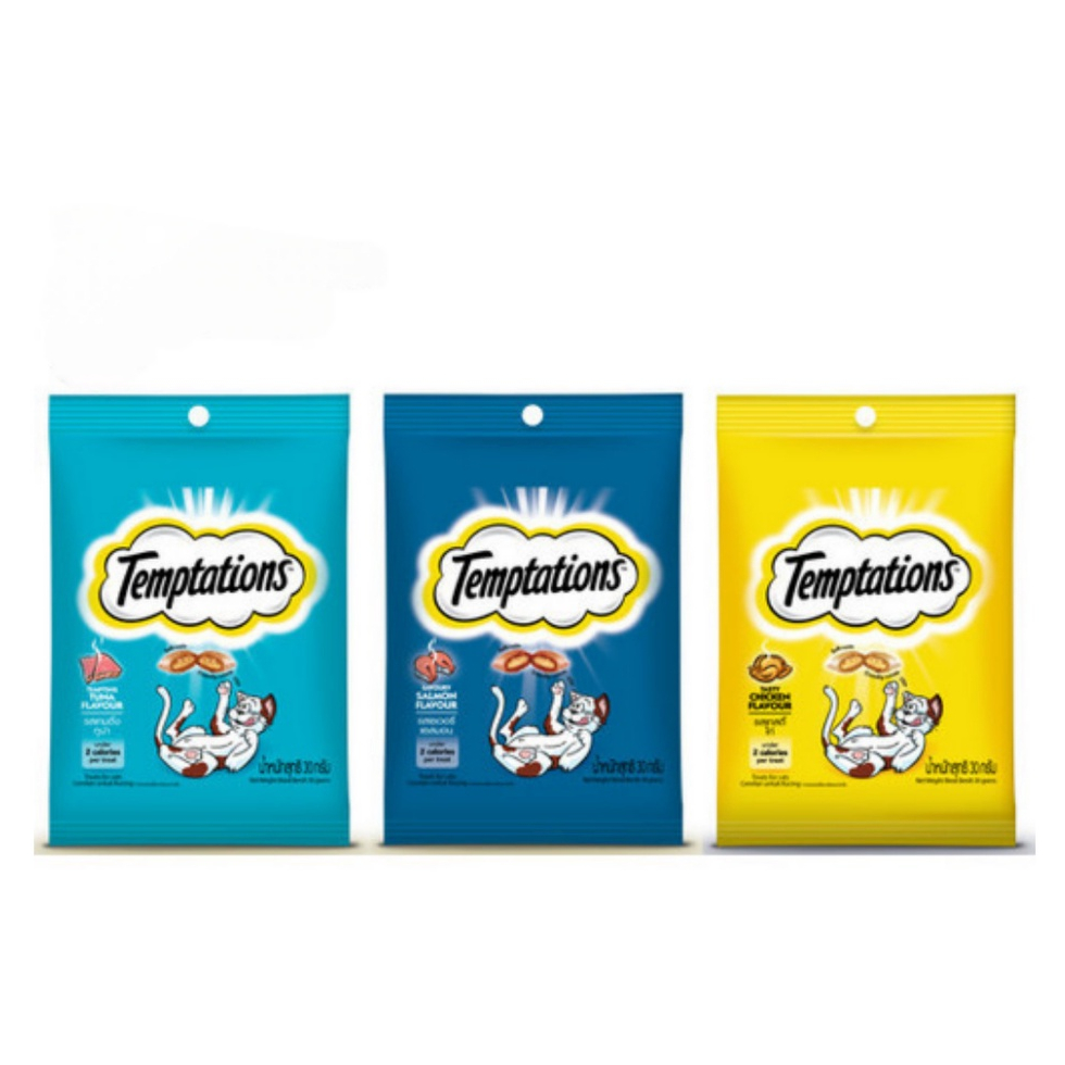 Temptations Cat Snacks 30g All Varian - Snack / Camilan Kucing