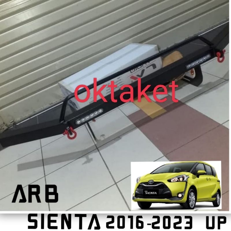 towing bar depan besi bumper Sienta 2016 2023 anting