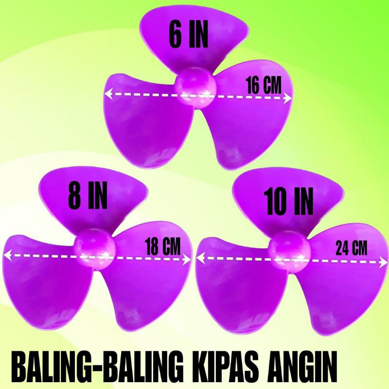 Baling Baling Kipas Angin Meja   6 , 8  , 10  Inch Maspion dan Multi  Hitam