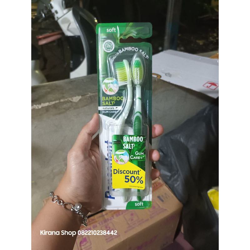 sikat gigi pepsodent bamboo