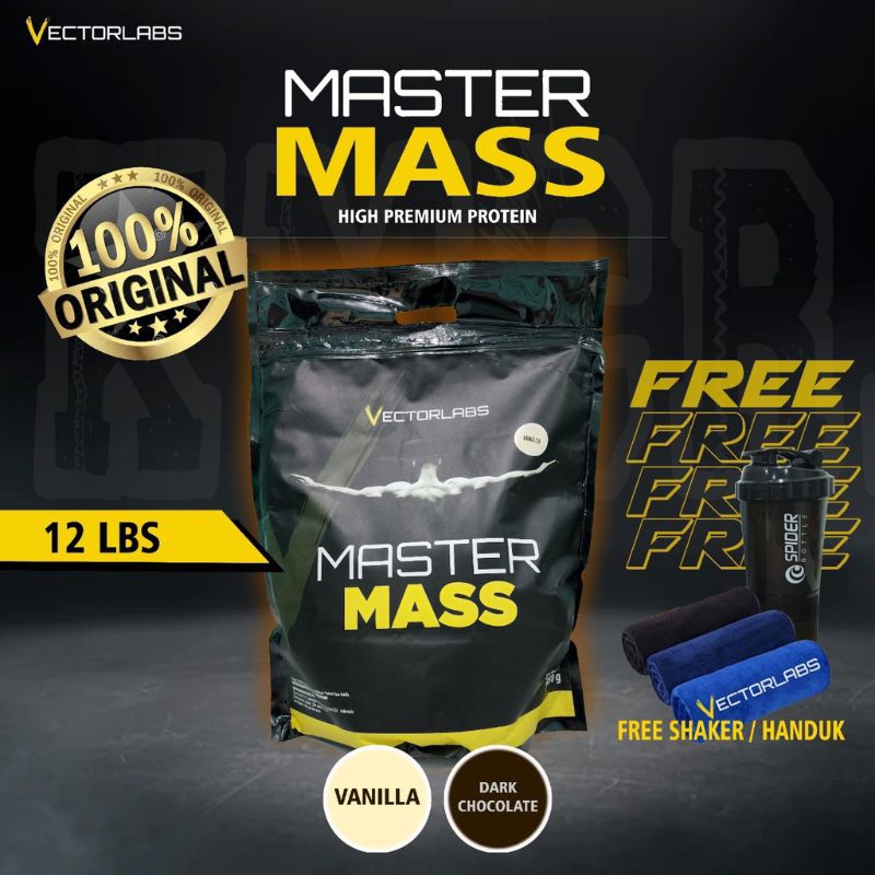 VECTOR LABS MASTER MASS 12LB MASS MASTER GAINER BPOM - KMCR JEPARA