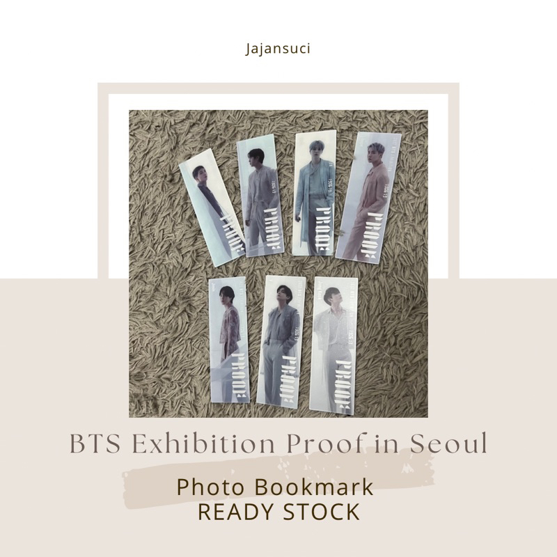 BTS Exhibition Proof in Seoul Photo Bookmark Set