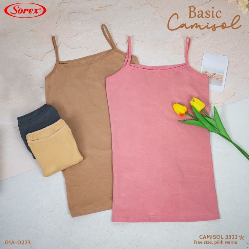 Sorex Camisol kamisol kode 3322 Basic allsize