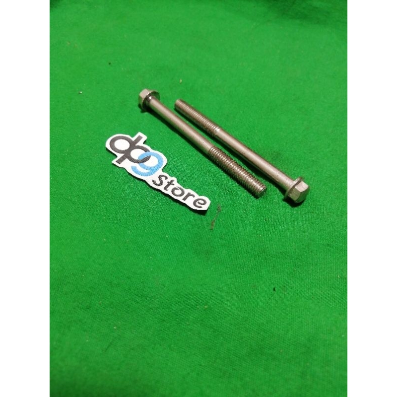 BAUT BLOCK BLOK COVER CVT BAGIAN PANJANG VARIO 125 150 LED KUNCI T8 CHROME IMPORT